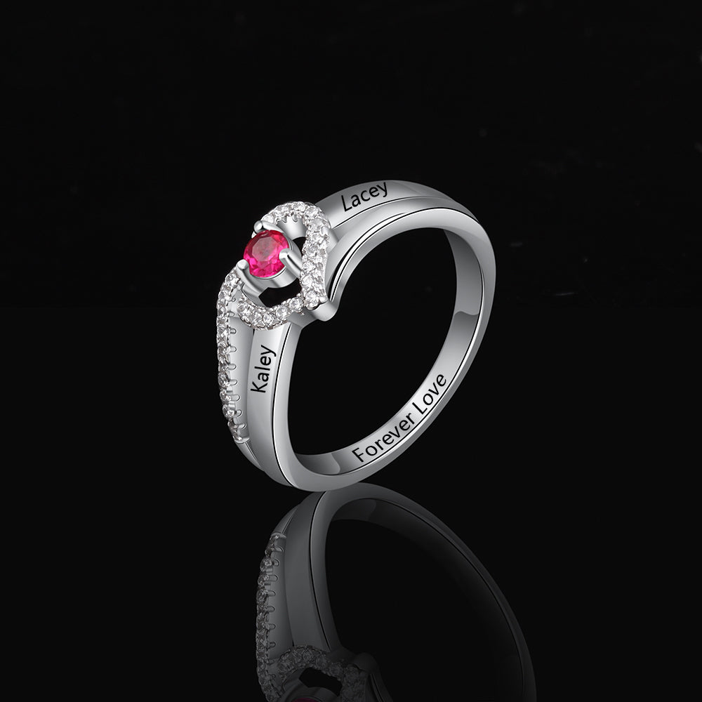 Love Accents Birthstone Ring