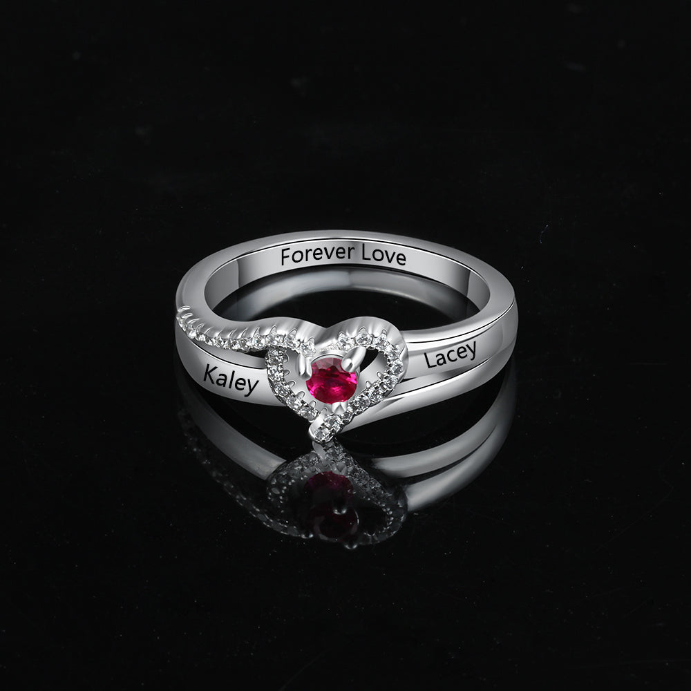 Love Accents Birthstone Ring