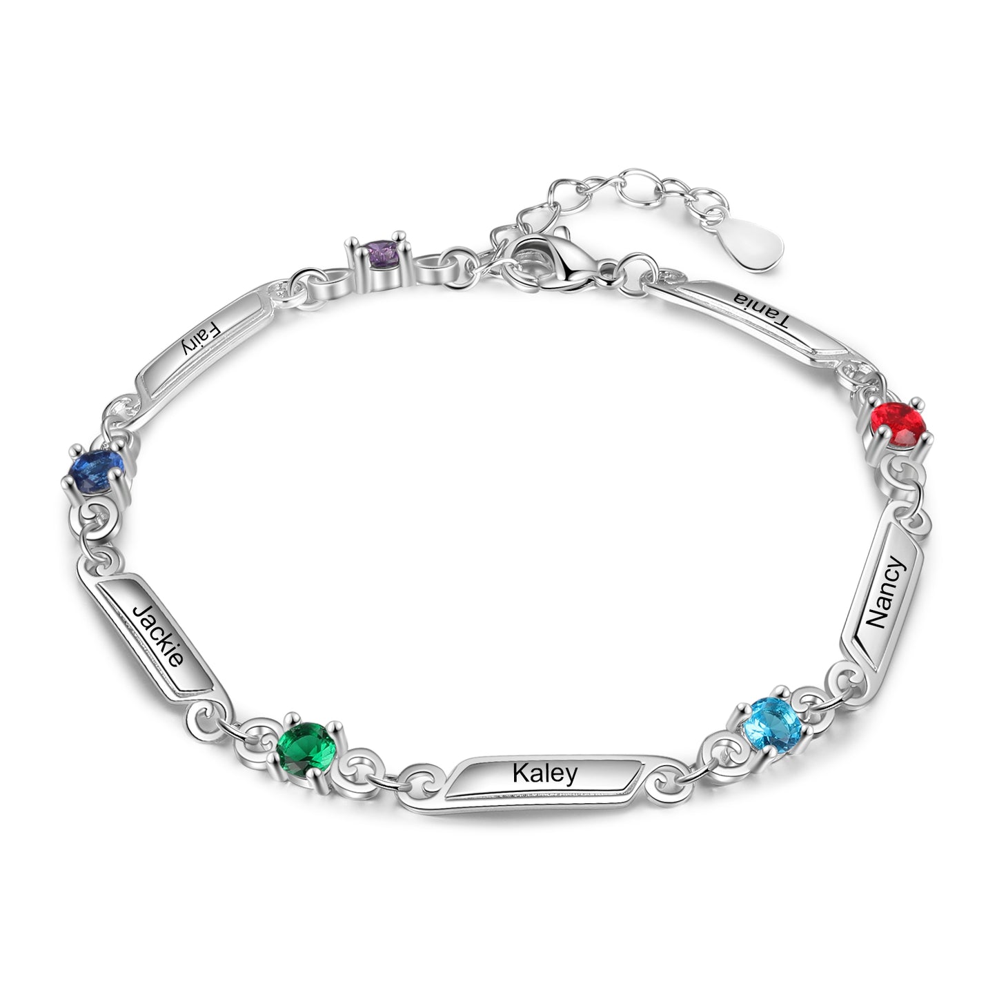 Tagged Treasures Birthstone Bracelet