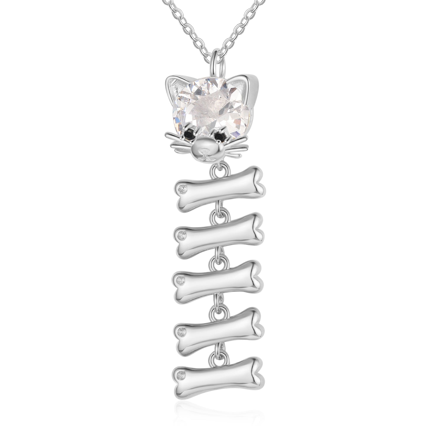 Purrfect Memories Birthstone Necklace