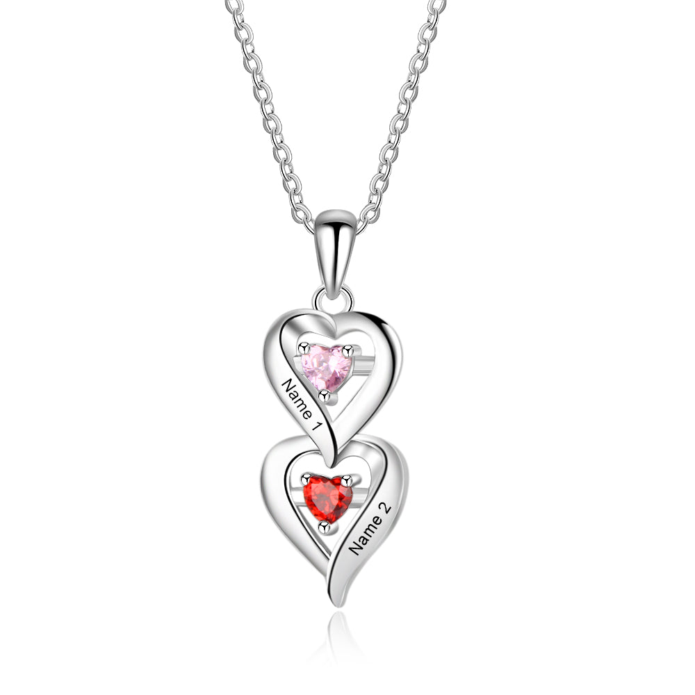 Heartfelt Love Birthstone Necklace