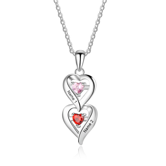 Heartfelt Love Birthstone Necklace