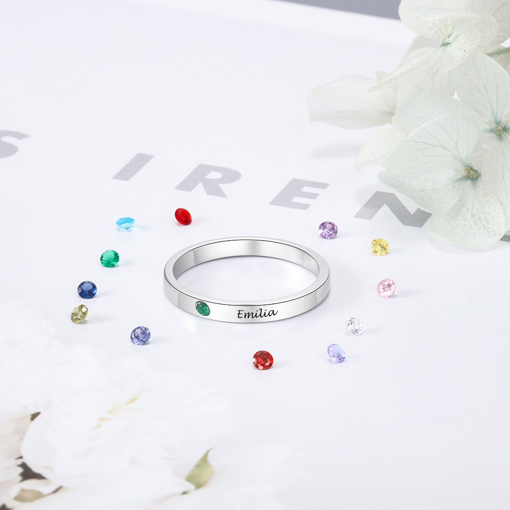 Classic Birthstone Ring