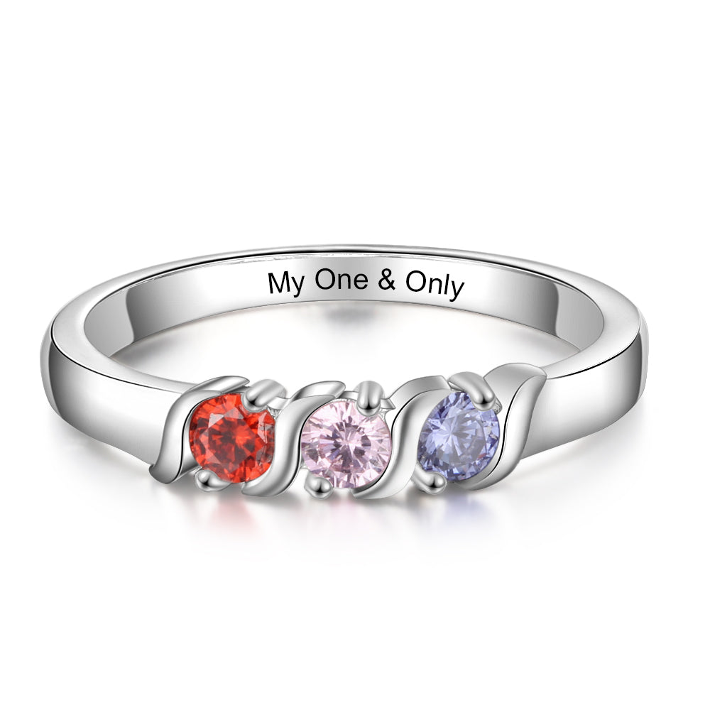 Trilogy Birthstone Classic Ring