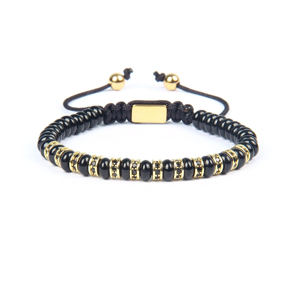 Onyx Starry Night Bracelet