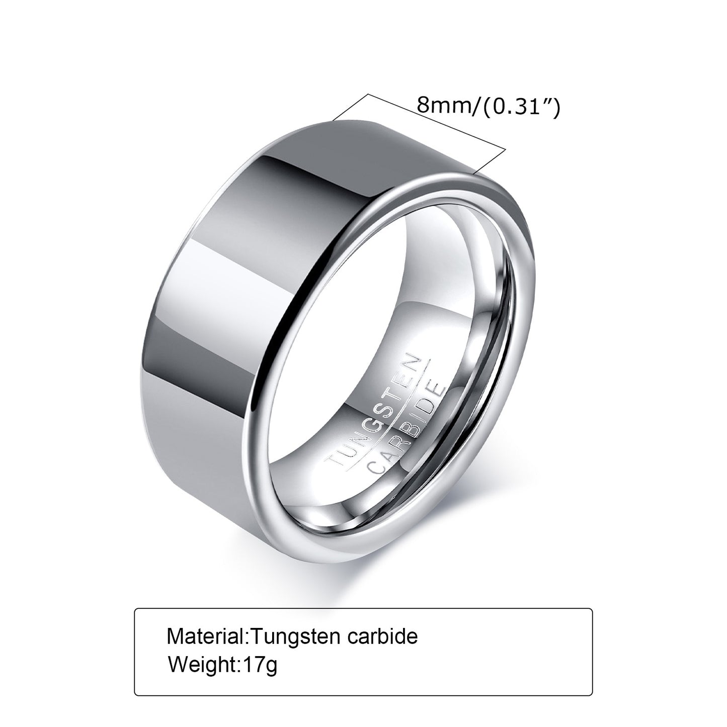 Argentum Classic Tungsten Ring