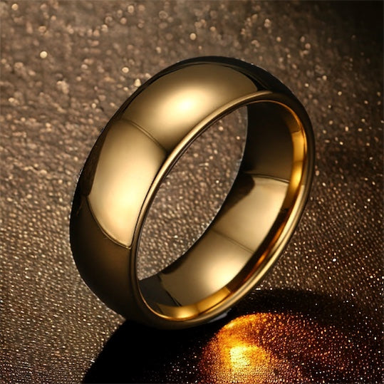 Golden Promise Tungsten Ring