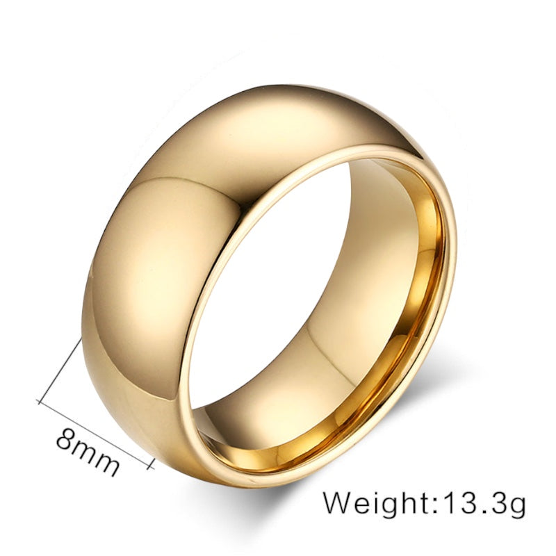 Golden Promise Tungsten Ring