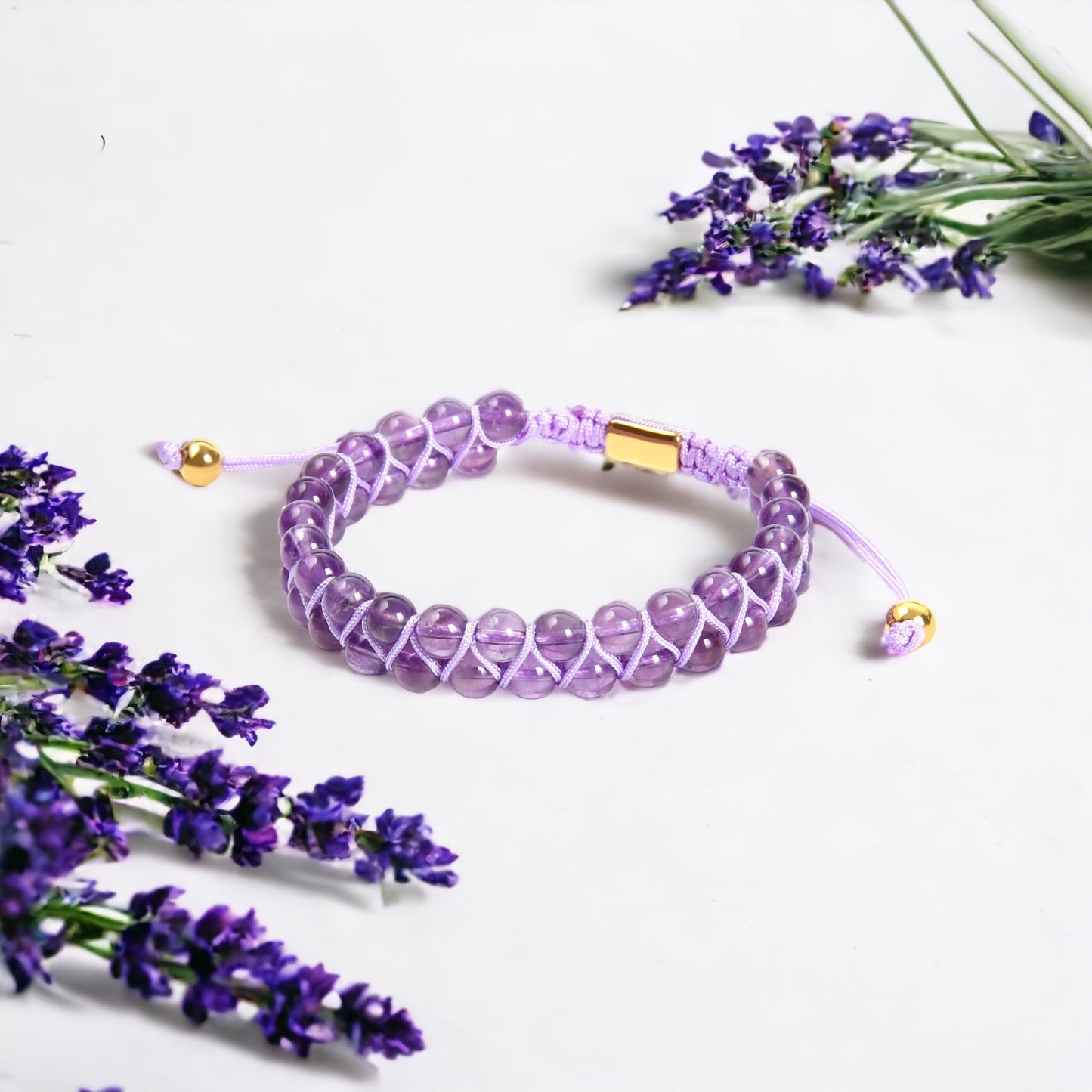 Amethyst Twist Bracelet