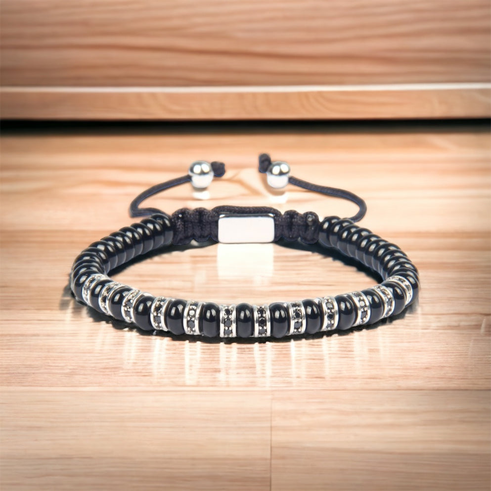 Onyx Starry Night Bracelet