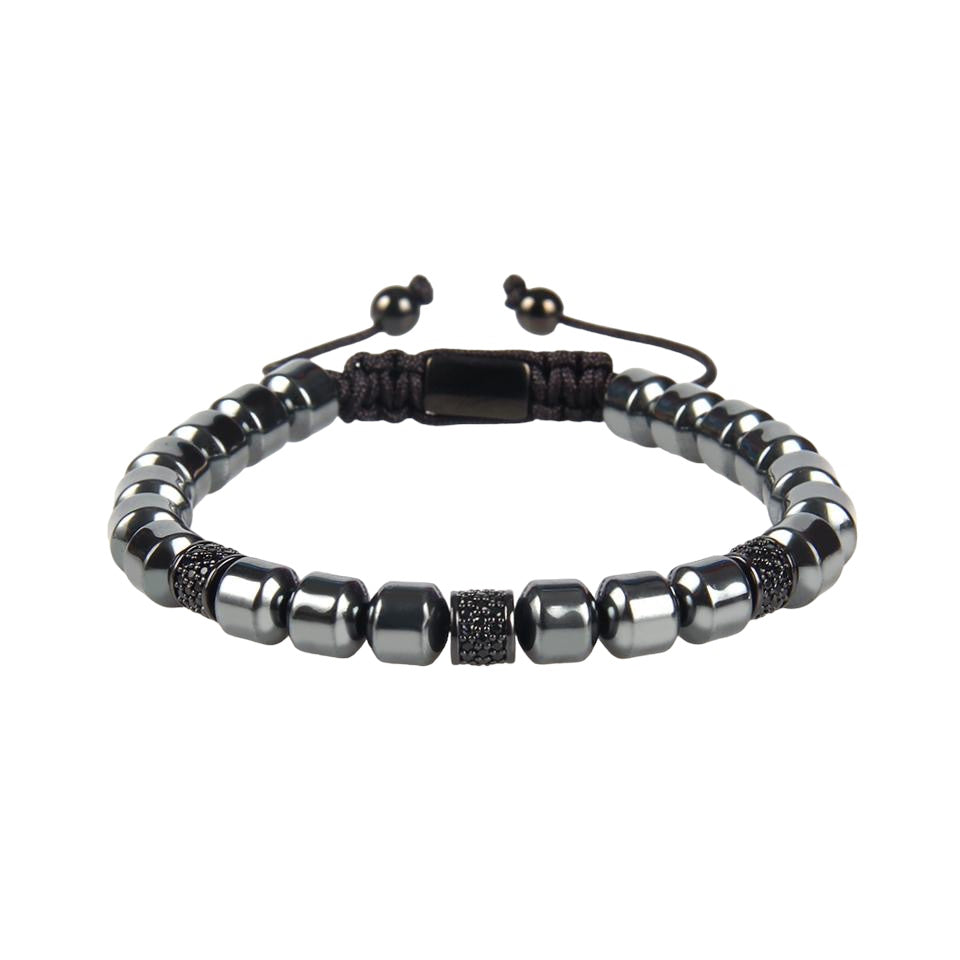 Hematite Cilindro Bracelet