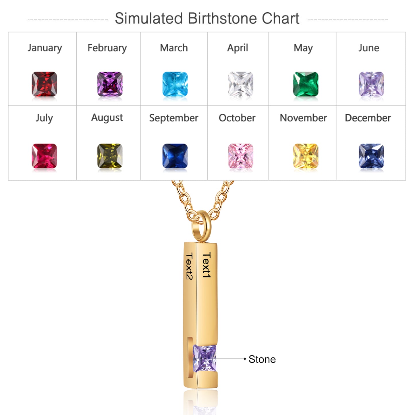 BarBond Birthstone Necklace
