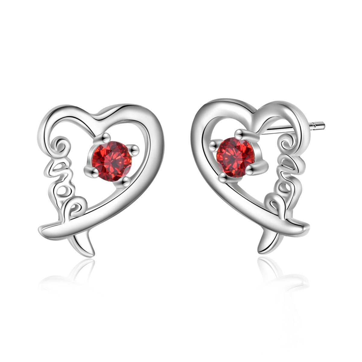Love in Heart Earrings