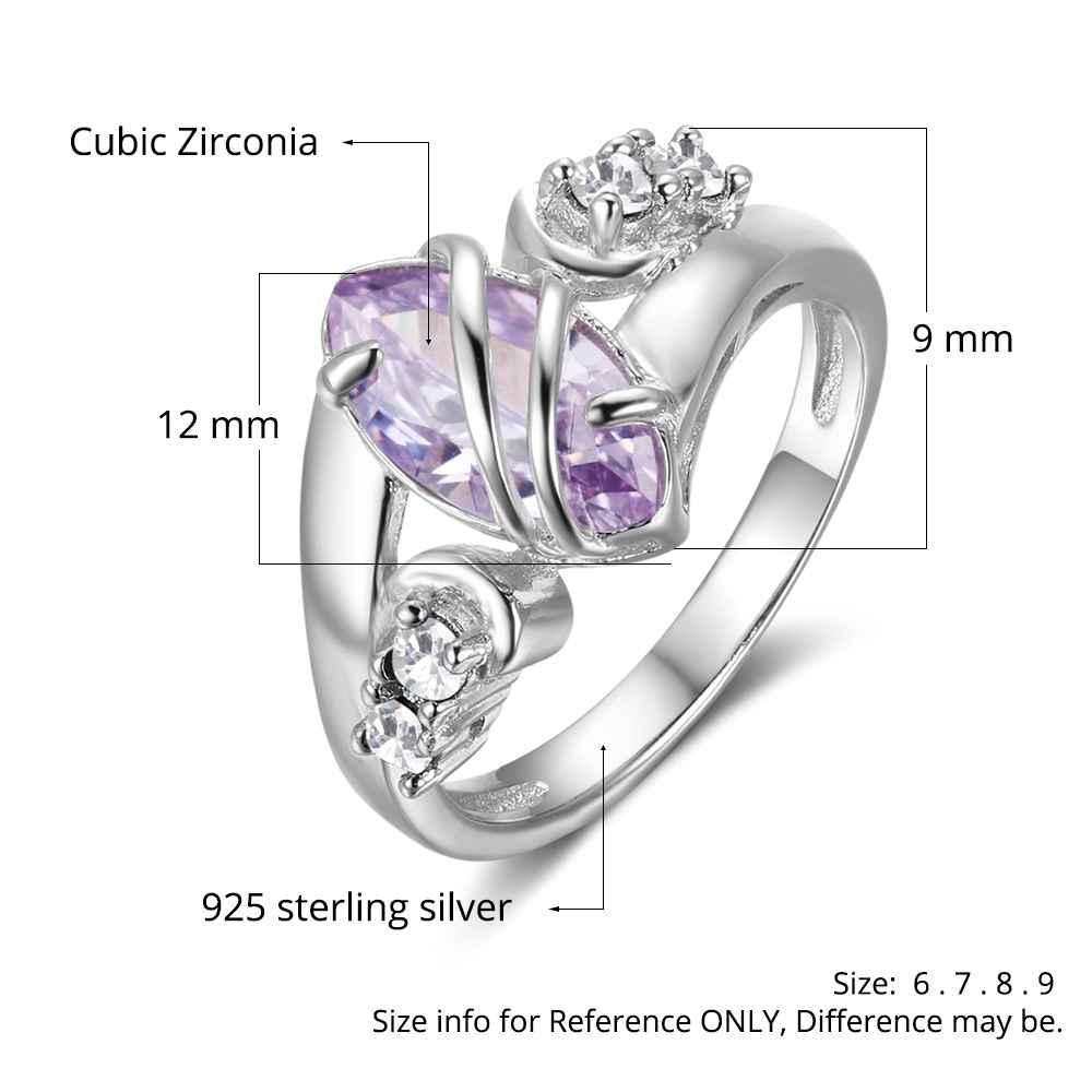 Wrapped in Love Birthstone Ring
