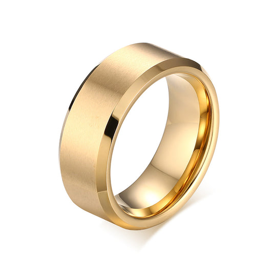 Golden Sand Tungsten Ring