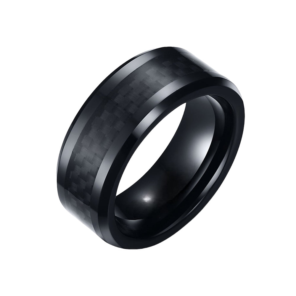 Shadow Carbon Tungsten Ring