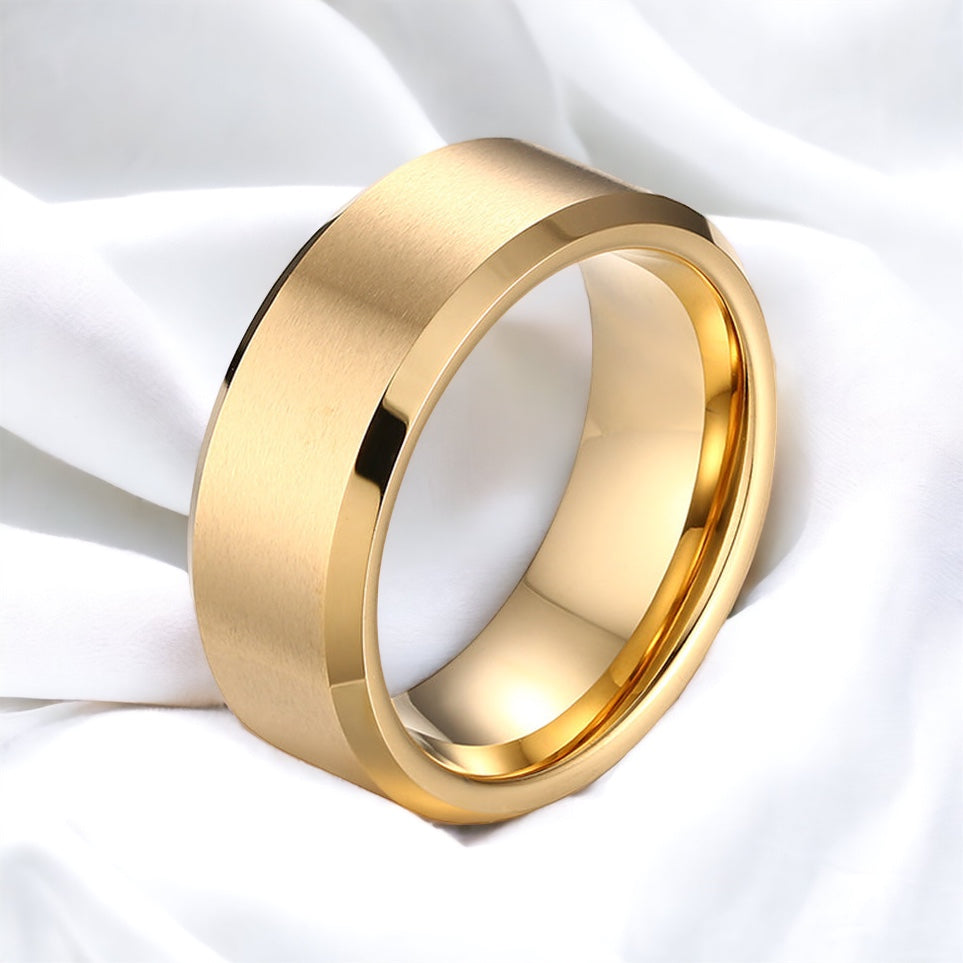 Golden Sand Tungsten Ring