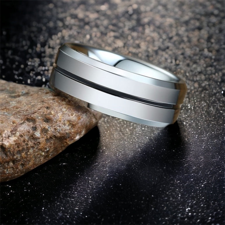 Shadowland Tungsten Ring