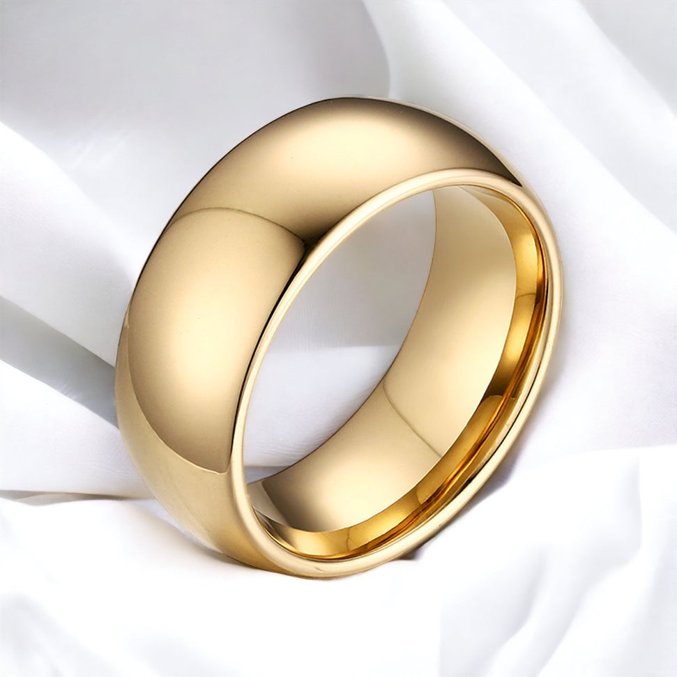 Golden Promise Tungsten Ring