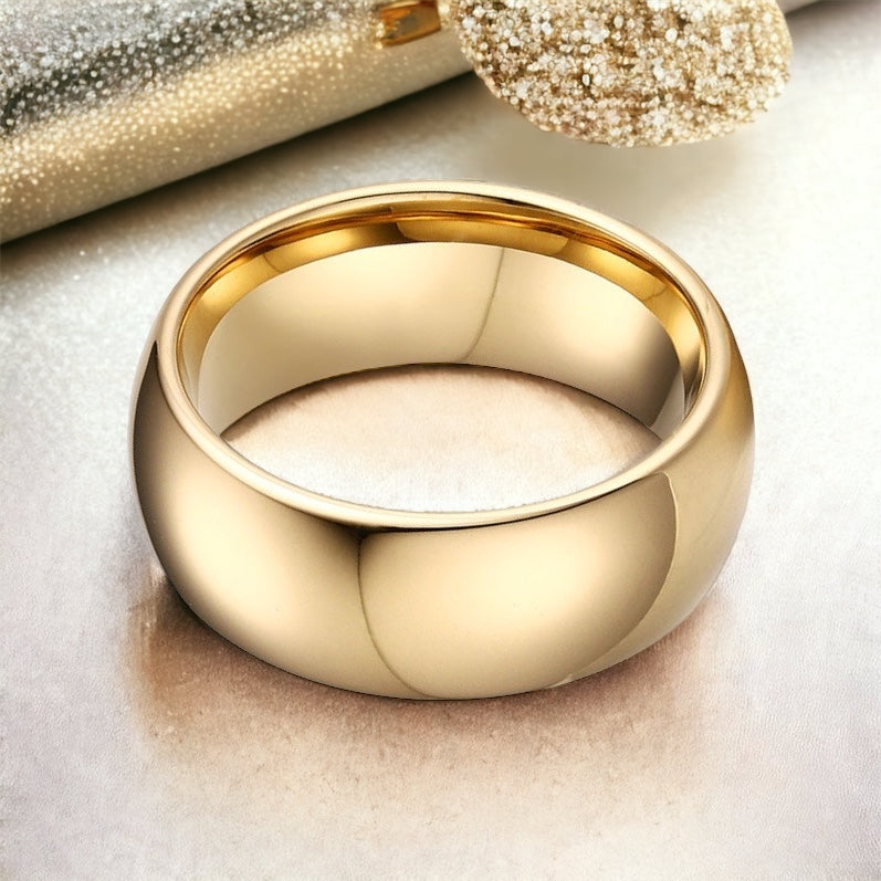 Golden Promise Tungsten Ring