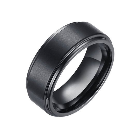 Black Knight Tungsten Ring