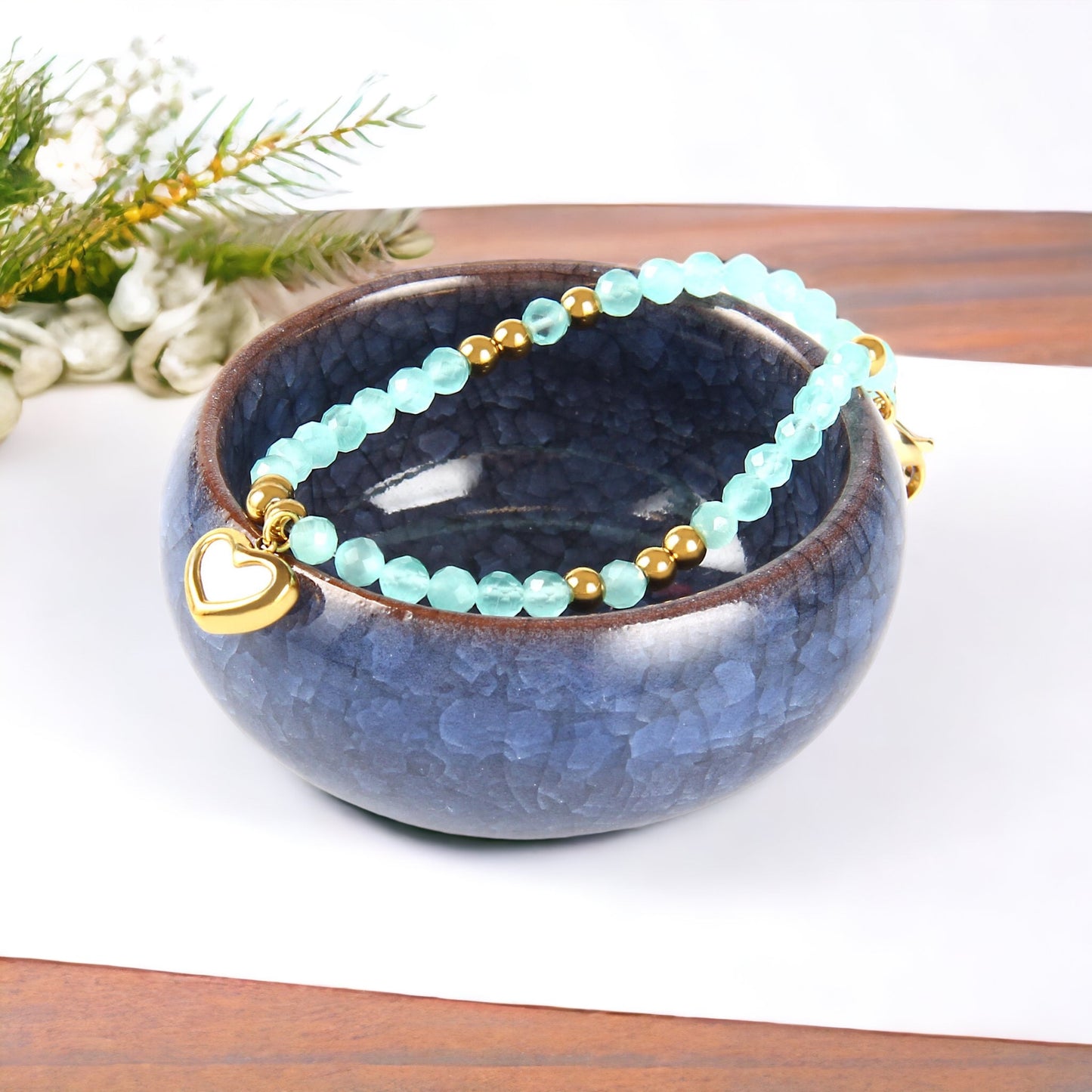 Heart of Amazonite Bracelet