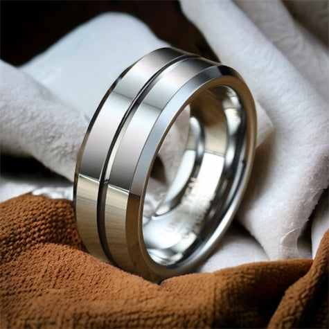 Shadowland Tungsten Ring
